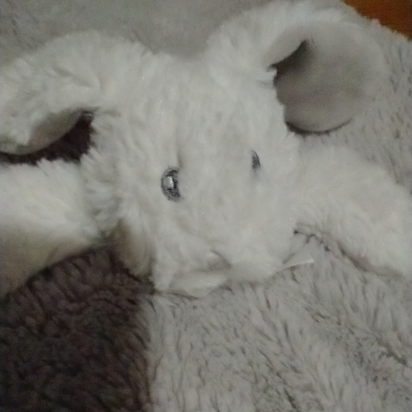 Blanket & Beyond soft gray bunny blanket - Picture 5 of 8